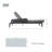 Outdoor Aluminum Chaise Lounger With Cushions