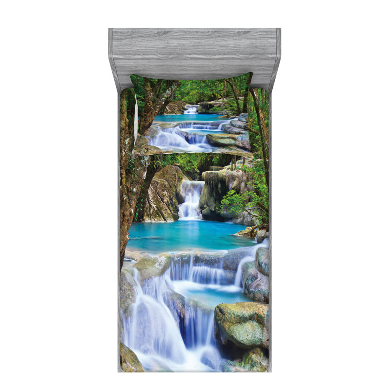 Microfiber Sheet Set, Twin Sheet Set with Fitted Sheet