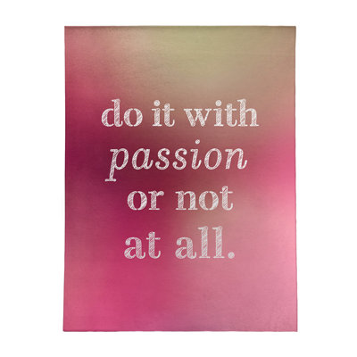 Quotes Chenille Indoor Rug