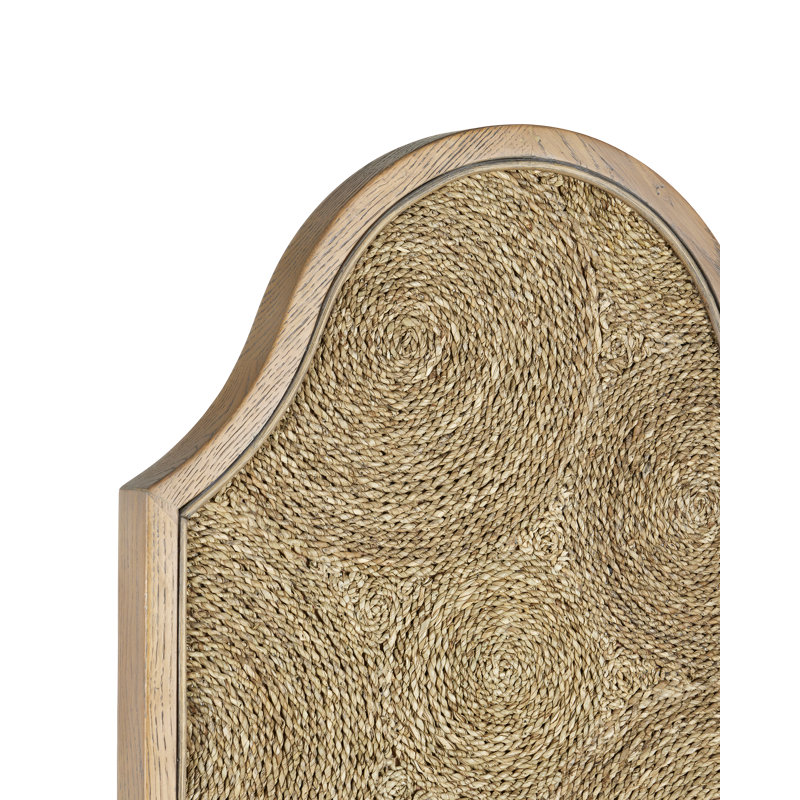 Cloison pliante en bois massif l 67 po x H 76,25 po Sisal