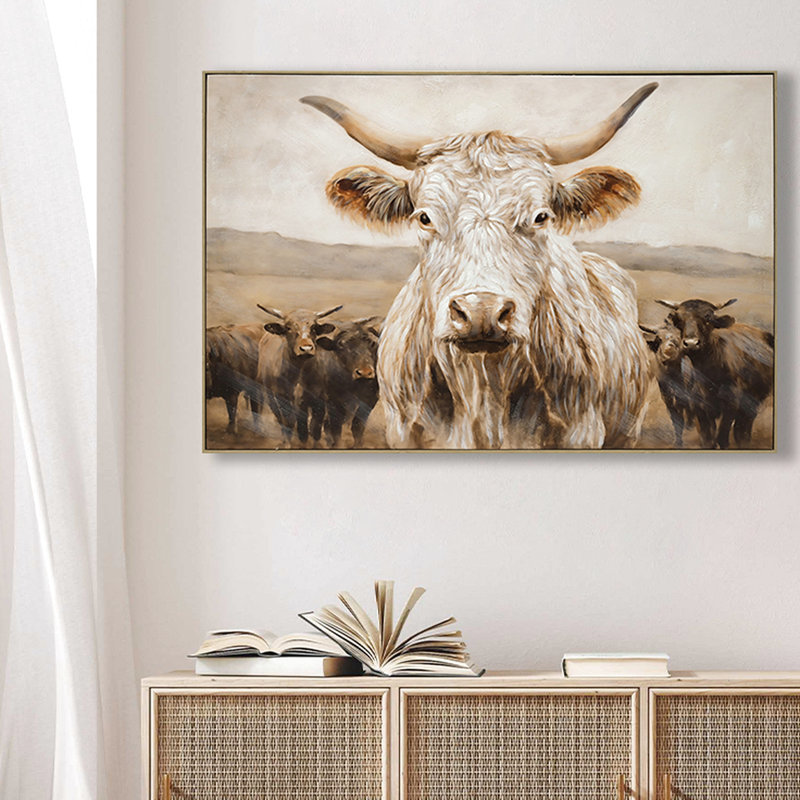Vache blanche Highland White
