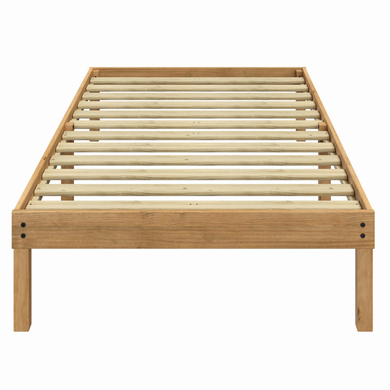 Wood Frame Bed Wallice | Winston Porter, Twin
