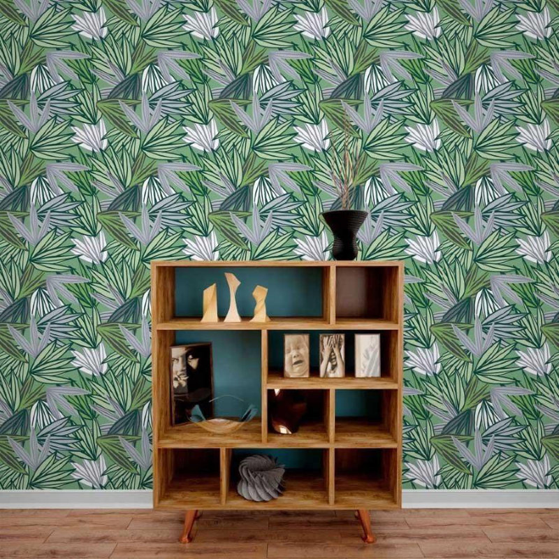 Rouleau de papier peint adhésif L 126 po x l 24 po Schreffler
