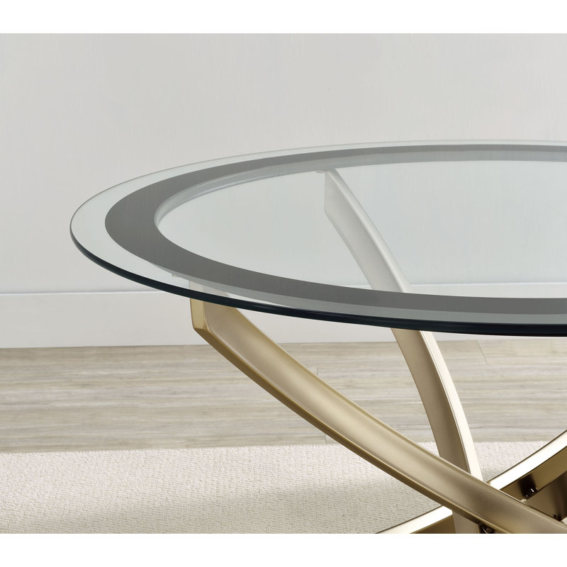 Table de bout Ehlert, Laiton rose