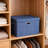 Foldable Storage Box Fabric Dustproof With Lid