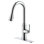 Single Handle Pull Down Kitchen Faucet in Polished Chrome