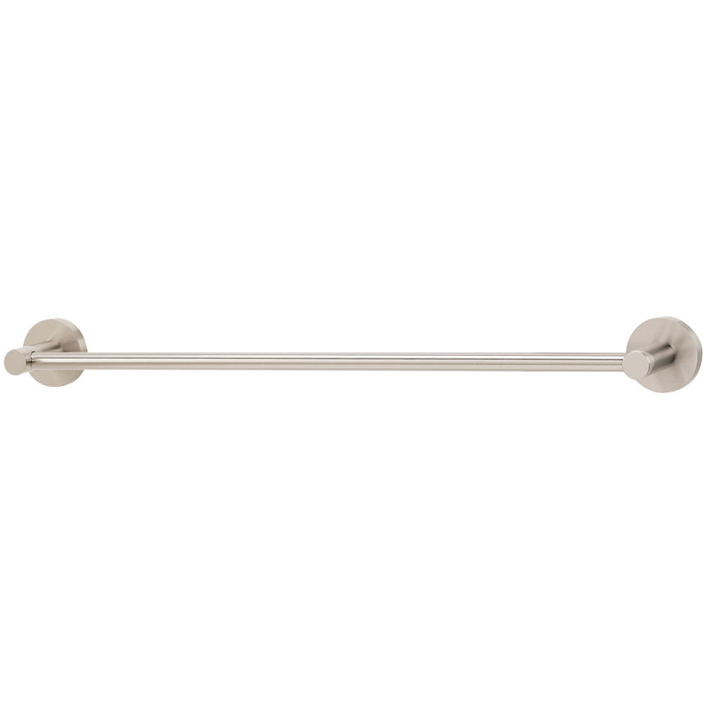 Towel Bar, Satin Nickel, 2" H x 25.88" L x 2.38" D