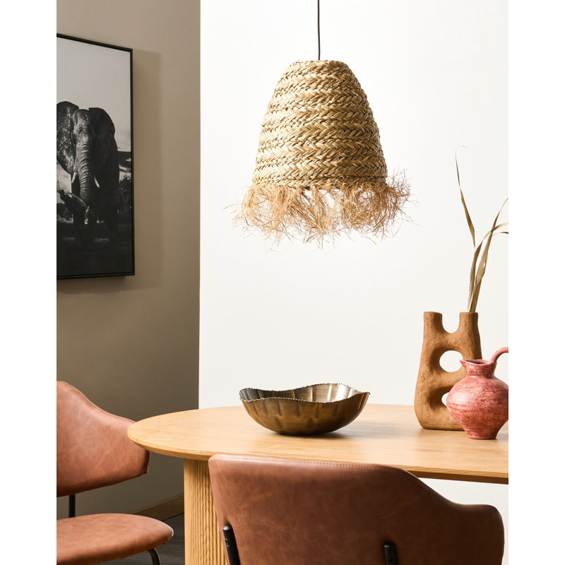 1 - Light Natural Unique/Statement Pendant