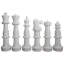 37" Giant Plastic Chess Set with Quick Fold Nylon Board