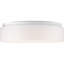 Plafonnier encastré blanc 17 po Drums and Clouds-28783677-28783680
