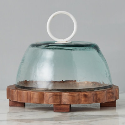 Scalloped Trivet Riser - Round - Natural - 15" Dia.