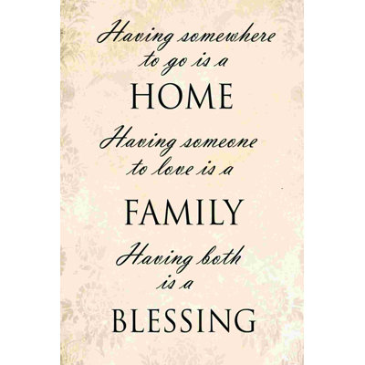 " The Meaning Of A Blessing "