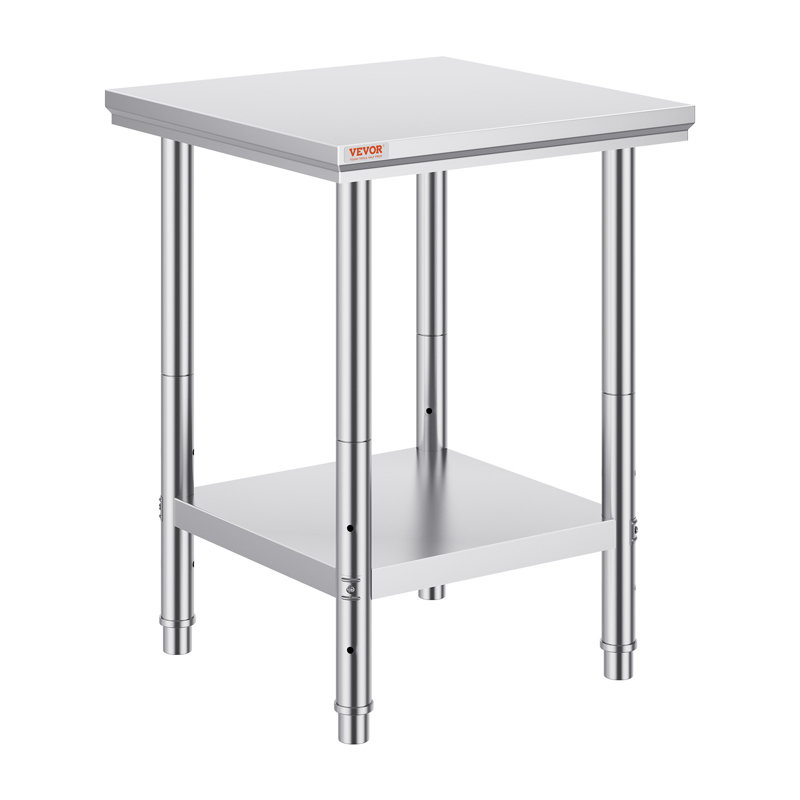 Stainless Steel Commercial Kitchen Work Food Prep Table 24"X 24"