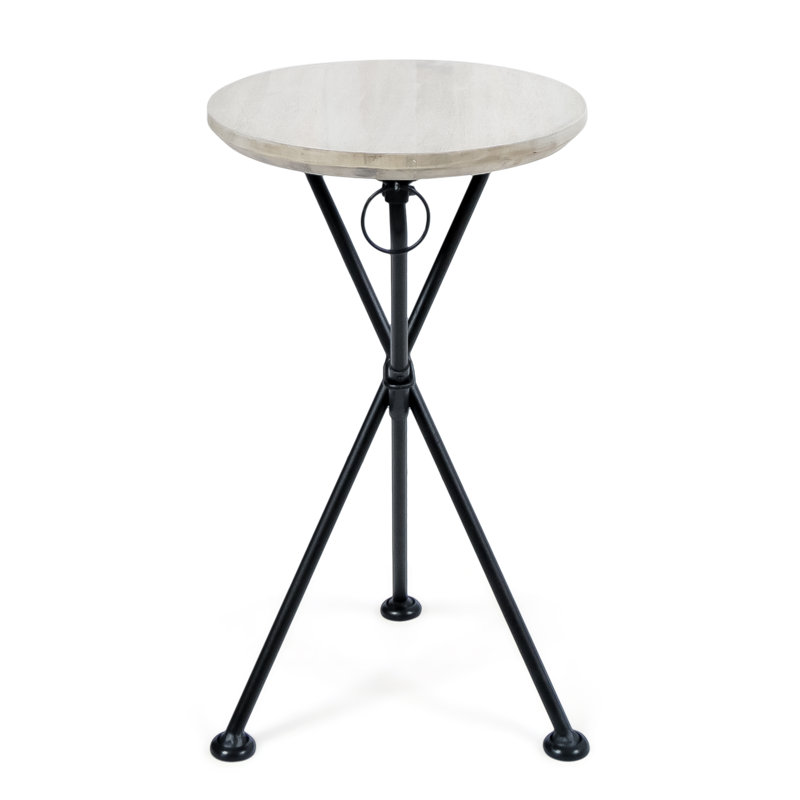 Table d’appoint en bois massif Marlatt