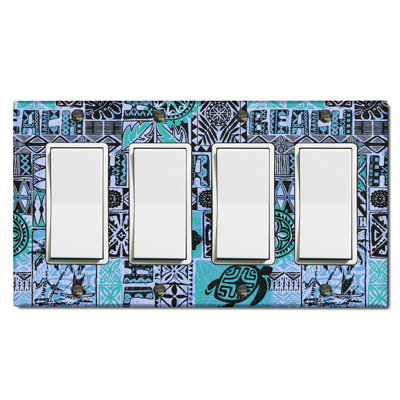 4 - Gang Rocker Standard Wall Plate