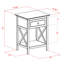 Table de bout avec rangement Alarcon