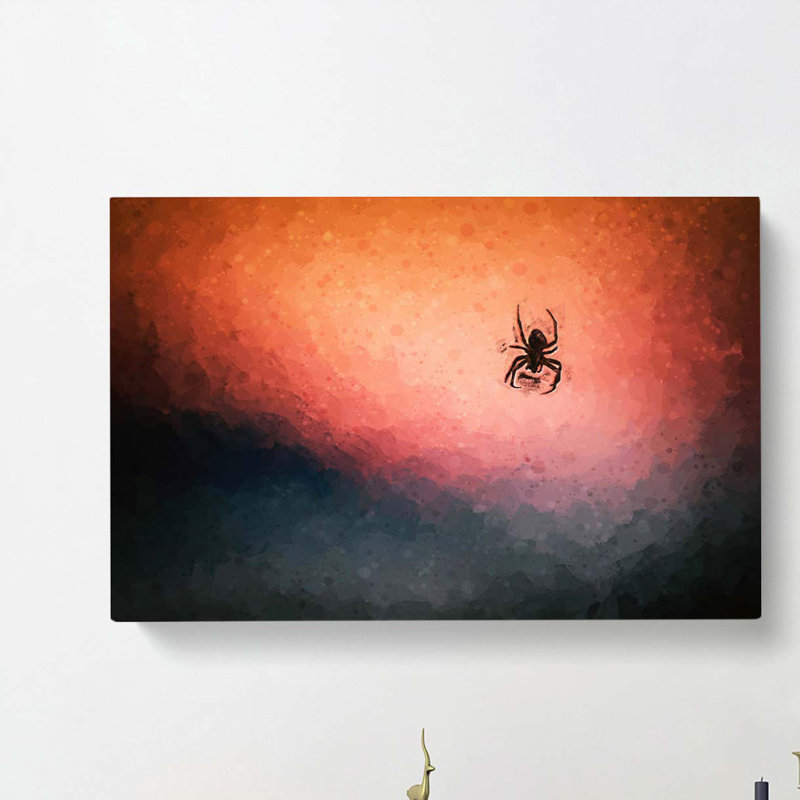 Spiders Web In Abstract - Wrapped Canvas, 50cm H x 76cm W x 3cm D