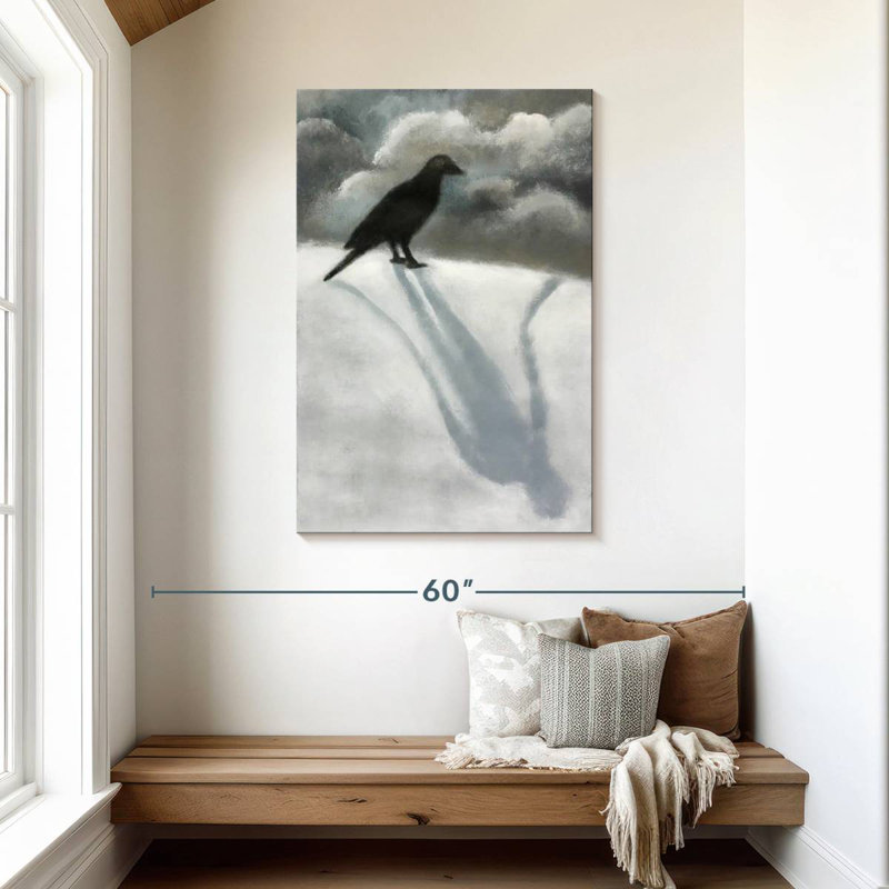 Brampt Black Bird, 45" H x 30" W