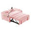 Fauteuil inclinable polyvalent à double siège pliable, canapé-lit confortable en velours avec poches latérales, port USB, support pour téléphone pivotant, cendrier et dossier réglable-1077022820-1077022821