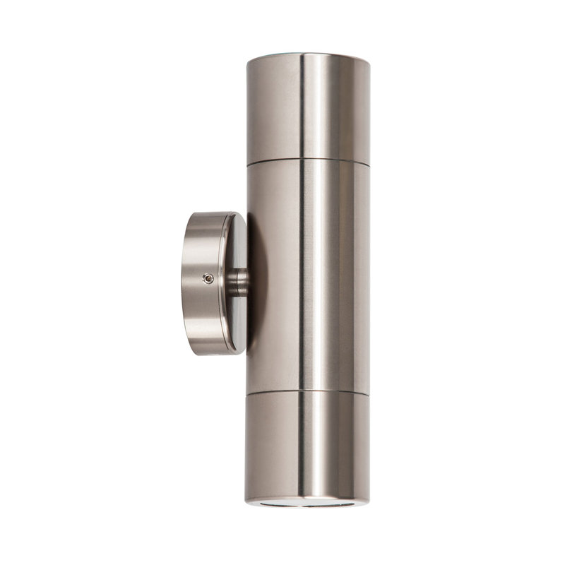 Eden 2 - Bulb 21 cm H Hardwired Outdoor Armed Sconce, Silver