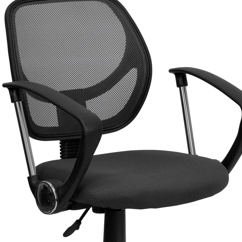 Chaise de bureau Wayfair Basics®, Gris, Inclus