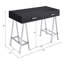 Bureau d'écriture noir ultrabrillant noir avec port USB-1363207778