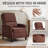 Arlan 30.3'' Wide Push Back Manual Sabri Chair-84053368