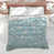 Motif floral bleu / blanc