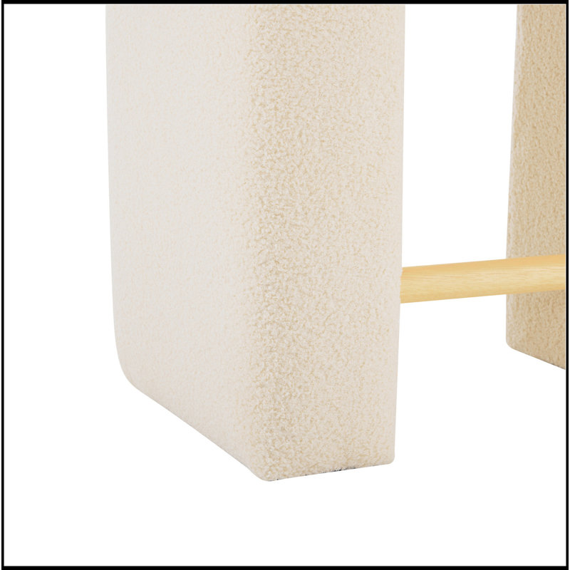 Ensemble de 24 tabourets de 24 po et 2 chaises de salle à manger pour îlot de cuisine, Beige