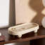 Plateau décoratif en résine avec pieds, plateau ovale pour table basse, coiffeuse, parfum, bijoux, salle de bain et décoration intérieure