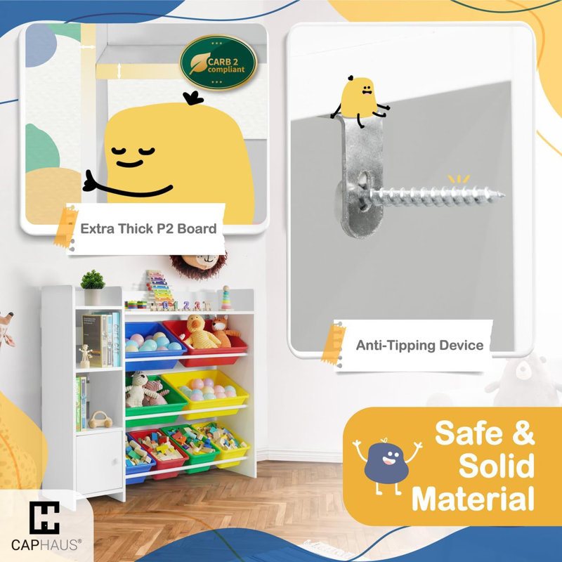 Organisateur avec 8 bacs en plastique, armoire de rangement pour les articles en désordre, organisateurs de pièce et rangement, options multiples
