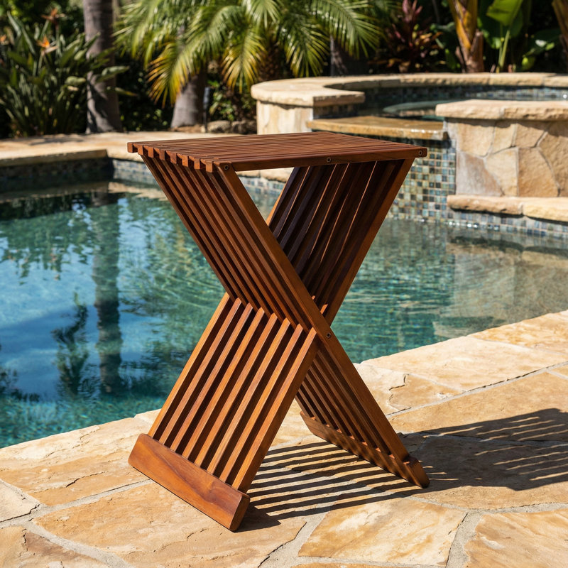 Chaise pliante en bois