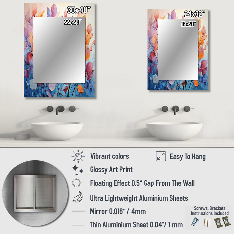 Miroir mural Dreamy, 32 po x 24 po