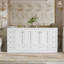 Meuble-lavabo moderne avec lavabo en céramique et rangement à fermeture en douceur