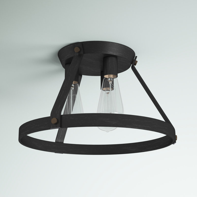 Plafonnier encastré 3 lumières 15 po