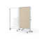 Nexus Freestanding Porcelain Bulletin Board