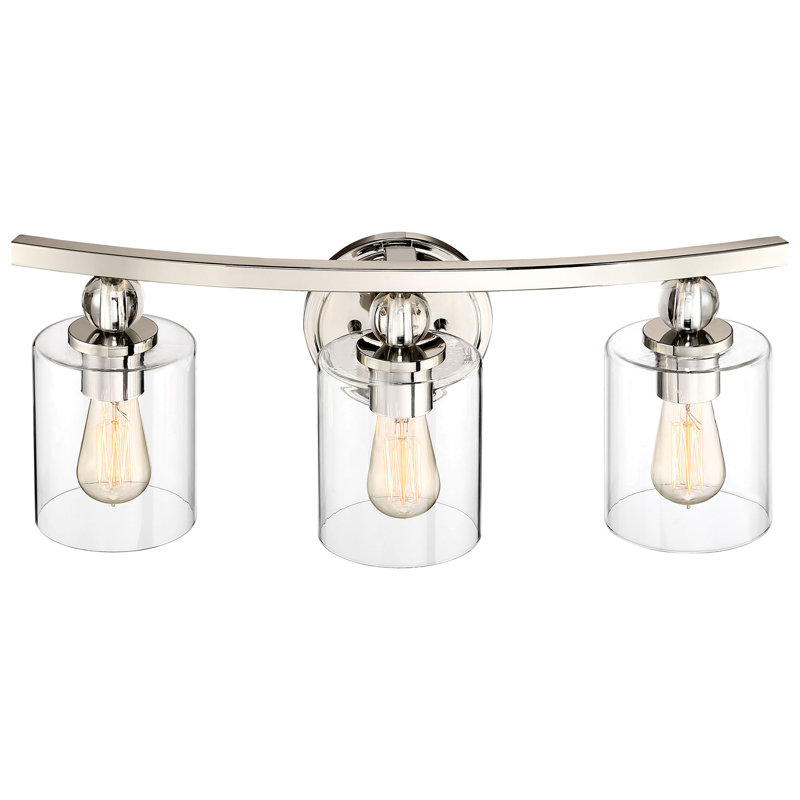 Ivy Bronx Friedman Polished Nickel Led Vanity Light