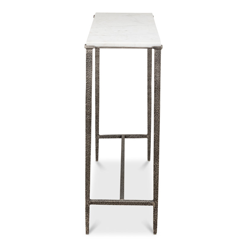 Banswara 36'' W Marble Console Table
