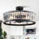 Amundson 25.3" Crystal Caged Ceiling Fan with Remote Control and Light Kit