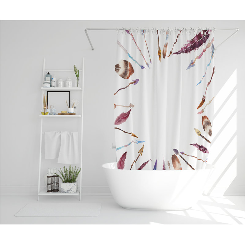 Dicha Polyester Shower Curtain Set