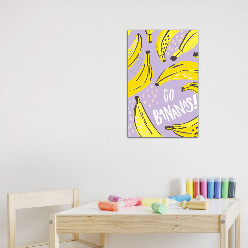 «Squeeze the Day II» par Caroline Alfreds - impression d'art graphique, H 26 po x l 18 po x 1,5 po, Toile tendue