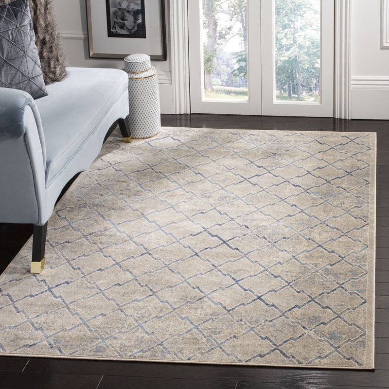 Kopia Geometric Hand Woven Area Rug, Rectangle 183 x 274 cm
