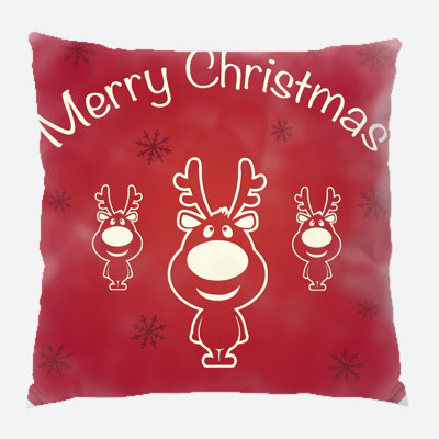  Coussin décoratif intérieur / extérieur Merry Christmas