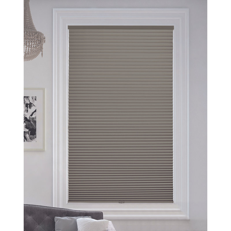 Store occultant sans cordon, Étain antique, L 57 po x L 72 po