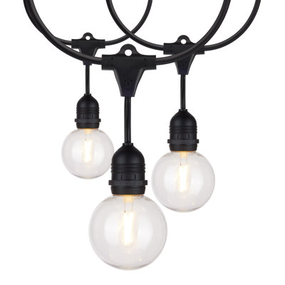 Kelvina Outdoor 12 - Bulb 288'' Plug-in Globe String Light