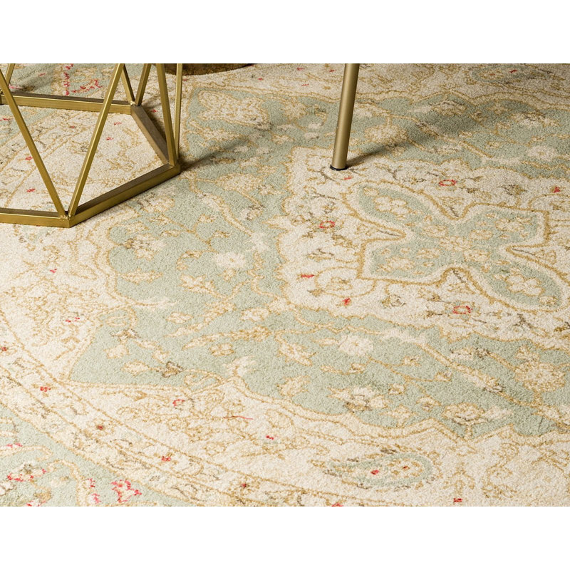 Stirling Oriental Indoor Rug, Round 8'