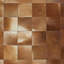 Tapis brun en cuir de vache fabriqué à la main Easthampton-22321614