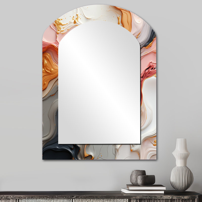 Liquide Art In Motion en or rose, 34 po x 25 po