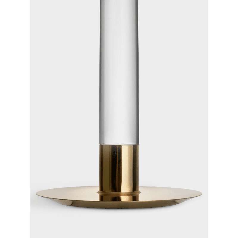 Lumiere Candlestick, Gold, 12.6" H x 4.1" W x 4.1" D