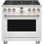 Café 36" Smart Dual-Fuel Commercial-Style Range With 6 Burners (Natural Gas)